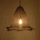 Φωτιστικό κρεμαστό KENTUCKY Vintage με πλέγμα μονόφωτο 1 x E27 IP20 καφέ μέταλλο - Μ50 x Π50 x Υ48cm