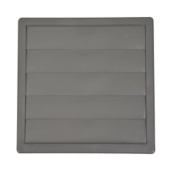 Περσίδα βαρύτητας Φ100 170x170mm γκρι πλαστική ABS