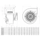 Βεντιλατέρ τύπου σαλίγκαρος Bahcivan BDRS 140-60 138W 2300rpm 485m³/h για ενεργειακά τζάκια