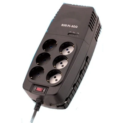 Σταθεροποιητής τάσης AVR-PS-800VA 400W 230V με προστασία από υπερφόρτωση και υπέρταση Σταθεροποιητής τάσης AVR-PS-800VA 400W 230V με προστασία από υπερφόρτωση και υπέρταση