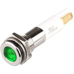 Ενδεικτική λυχνία βιδωτή Φ10 AUTONICS H10F-20G LED 220VAC πράσινη στεγανή IP65