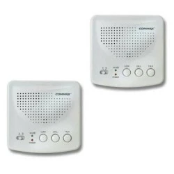 Σετ ασύρματης ενδοεπικοινωνίας COMMAX WI-2B 2 καναλιών 230V με ρυθμιζόμενη ένταση ήχου
