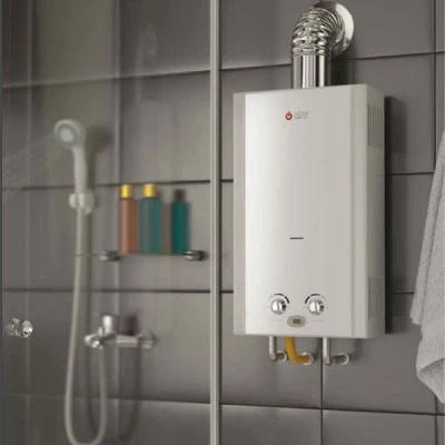 Ταχυθερμοσίφωνας αερίου 24-JE THERMOGATZ 24Kw με ευανάγνωστη οθόνη υγρών κρυστάλλων Ταχυθερμοσίφωνας αερίου 24-JE THERMOGATZ 24Kw με ευανάγνωστη οθόνη υγρών κρυστάλλων