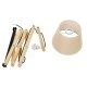 GloboStar® TALISHA 02028 Μοντέρνο Φωτιστικό Τοίχου - Απλίκα 1 x E27 AC 220-240V - Μ35-100 x Π15 x Υ36cm - Μπεζ Ξύλινο με Μπεζ Καπέλο - 5 Χρόνια Αγγύηση