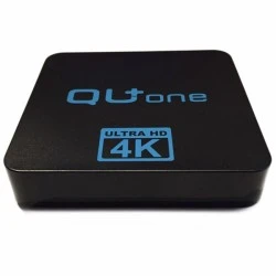 Δέκτης IPTV QU+ ONE 4k HEVC Multimedia Player Stalker Middleware KODI Xtream Code Android 6.0 (4IN1)