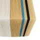 GloboStar® SALERNO 02079 Boho Κρεμαστό Φωτιστικό Πλέγμα Μονόφωτο 1 x E27 IP20 Πολύχρωμο Σχοινί - Μ50 x Π50 x Υ90cm