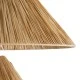 GloboStar® LUANA 02108 Boho Επιδαπέδιο Φωτιστικό Μονόφωτο 1 x E27 AC220-240V IP20 - Φ60 x Υ150cm - Μπεζ Φυσική Ράφια Νήμα Καπέλο - 5 Χρόνια Εγγύηση