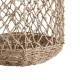 GloboStar® ECUADOR 02117 Boho Κρεμαστό Φωτιστικό Πλέγμα Μονόφωτο 1 x E27 IP20 Μπεζ Rattan - Μ28 x Π28 x Υ40cm