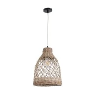 Φωτιστικό ECUADOR Boho κρεμαστό μονόφωτο 1xE27 IP20 με διάσταση Φ25xΥ35cm μπεζ Seagrass με φύκι πλέγμα καμπάνα Φωτιστικό ECUADOR Boho κρεμαστό μονόφωτο 1xE27 IP20 με διάσταση Φ25xΥ35cm μπεζ Seagrass με φύκι πλέγμα καμπάνα