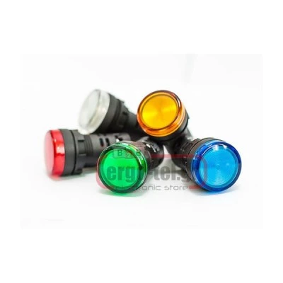 Ενδεικτική λυχνία με led πόρτας πίνακος 230V AC Φ22mm μπλε IP65 AD22-22B Xindali Ενδεικτική λυχνία με led πόρτας πίνακος 230V AC Φ22mm μπλε IP65 AD22-22B Xindali