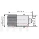 Λαμπάκι LED μπαγιονετ (B95) 0,25W 48VAC/DC λευκό τύπος LB48W xindali