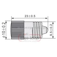 Λαμπάκι LED βιδωτό(Ε10) 0,25W 230V κόκκινο τύπος LΕ230R xindali