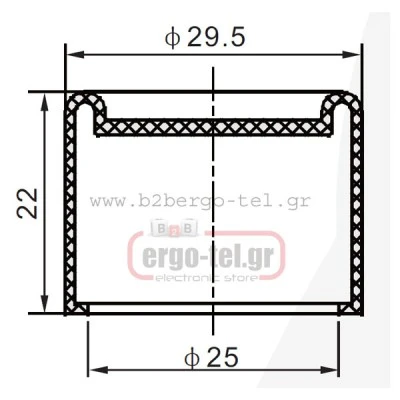 Μεμβράνη στεγανή PVC τύπος LAY5-PE22W για φωτιζόμενο μπουτόν Φ22 Μεμβράνη στεγανή PVC τύπος LAY5-PE22W για φωτιζόμενο μπουτόν Φ22