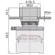 Μπουτόν χωνευτό πόρτας-πίνακος Φ22 SDL16-EA61 230V μπλε ESSEN στεγανό IP65 Μπουτόν χωνευτό πόρτας-πίνακος Φ22 SDL16-EA61 230V μπλε ESSEN στεγανό IP65