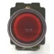 Μπουτόν πόρτας πίνακος μεταλλικό LEY5A-RD 230V Φ22 με LED κόκκινο φωτιζόμενο