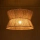 Κρεμαστό φωτιστικό boho μονόφωτο 1 x E27 IP20 Φ50 x Υ28cm μπεζ λεπτό σχοινί τριχιά πλέγμα GloboStar® BISBEE 02204 Boho Κρεμαστό Φωτιστικό Πλέγμα Μονόφωτο 1 x E27 IP20 Μπεζ Σχοινί - Μ50 x Π50 x Υ28cm