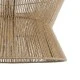 Κρεμαστό φωτιστικό boho μονόφωτο 1 x E27 IP20 Φ50 x Υ28cm μπεζ λεπτό σχοινί τριχιά πλέγμα GloboStar® BISBEE 02204 Boho Κρεμαστό Φωτιστικό Πλέγμα Μονόφωτο 1 x E27 IP20 Μπεζ Σχοινί - Μ50 x Π50 x Υ28cm