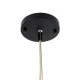 GloboStar® ADEJE 02211 Boho Κρεμαστό Φωτιστικό Πλέγμα Μονόφωτο 1 x E27 IP20 Μπεζ Ξύλο - Μ80 x Π80 x Υ55cm