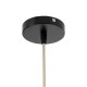 GloboStar® SALERNO 02290 Boho Κρεμαστό Φωτιστικό Πλέγμα Μονόφωτο 1 x E27 IP20 Πολύχρωμο Σχοινί - Μ50 x Π50 x Υ35cm