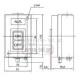 Μπουτονιέρα μεταλλική START-STOP 30A/3,7KW BS230B3 xindali