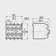 Επαφή μετωπική 2NO2NC AU-4M22 HEAD για Relay ισχύος MINI METAMEC LG