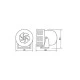 Σειρήνα περιστροφική ΜΙΝΙ μεταλλική CNTD MS-190 24VDC 100dB/1m με καλώδιο