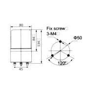 Φάρος μικρός LED C-1081 CNTD σε κόκκινο χρώμα με διαστάσεις 134X80mm 230V AC Φάρος μικρός LED C-1081 CNTD σε κόκκινο χρώμα με διαστάσεις 134X80mm 230V AC