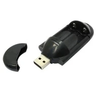 Φορτιστής μπαταριών USB MWA MWU112 για 2XAA 5VCD 200mA 20x17x87.6mm