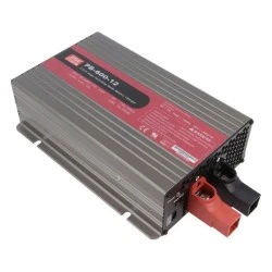Φορτιστής μπαταριών οξέος μολύβδου MEAN WELL PFC PB600-24 28.8V 21A με ενδεικτικά led φόρτισης