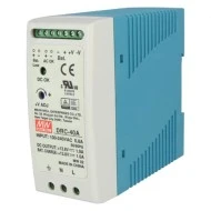 Τροφοδοτικό ράγας DRC-40A MEAN WELL 40W 13.8V με φορτιστή UPS με σήμα χαμηλής μπαταρίας