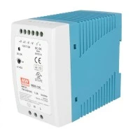 Τροφοδοτικό ράγας MEAN WELL MINI MDR100-24 100W 24V με έξοδο relay DC και ενδεικτικό led power on