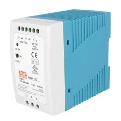 Τροφοδοτικό ράγας MEAN WELL MINI MDR100-48 100W 48V με έξοδο relay DC και ενδεικτικό led power on