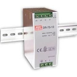 Τροφοδοτικό ράγας ισχύς 75W με έξοδο 48V 1.6A DR75-48 MEAN WELL