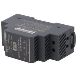 Τροφοδοτικό ράγας MEAN WELL ULTRA SLIM HDR30-12 24W 12V 2.00A με ενδεικτικό led power on