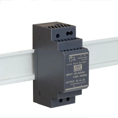 Τροφοδοτικό ράγας MEAN WELL ULTRA SLIM HDR30-12 24W 12V 2.00A με ενδεικτικό led power on