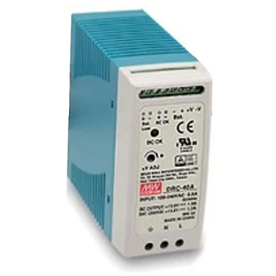Τροφοδοτικό ράγας 40W/27.6V/1.45A με φορτιστή (UPS) DRC-40B MEAN WELL