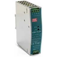 Τροφοδοτικό ράγας MEAN WELL 75W με εξόδο 24V 3.2A SLIM EDR75-24