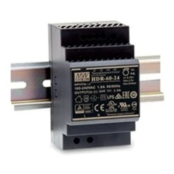 Τροφοδοτικό ράγας ισχύος 60W 15V 4A ULTRA SLIM HDR60-15 MEAN WELL