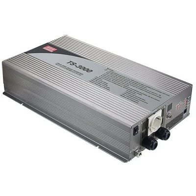 Inverters-μετατροπέας MEAN WELL TS3000-212B 3000W 12VDC καθαρού ημιτόνου με διακόπτη power on/off