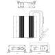 Inverter-μετατροπέας 600W 24VDC MEAN WELL A302-600F3 τροποποιημένου ημιτόνου με προστασία υπέρτασης