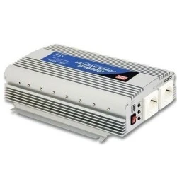 Inverter-μετατροπέας 1000W 12VDC MEAN WELL A301-1K0F3 τροποποιημένου ημιτόνου με προστασία υπέρτασης