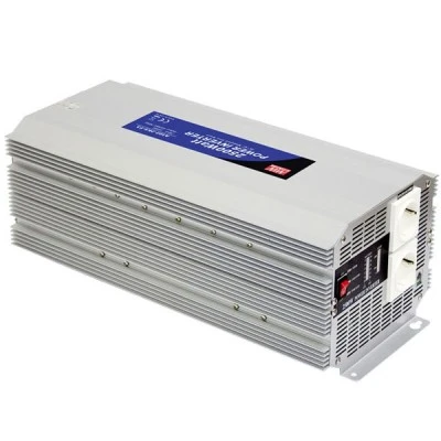 Inverter-μετατροπέας 2500W 24VDC MEAN WELL A302-2K5F3 τροποποιημένου ημιτόνου με προστασία υπέρτασης