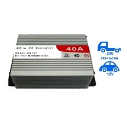 Converter - μετατροπέας τάσης από 24V σε 12V DC. HCO-40A 480W με προστασία από υπέρταση