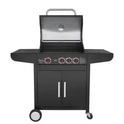Ψησταριά υγραερίου GS GRILL LUX 3+1 CAST IRON μαντεμένιες με σχάρες & αυτόματη ανάφλεξη