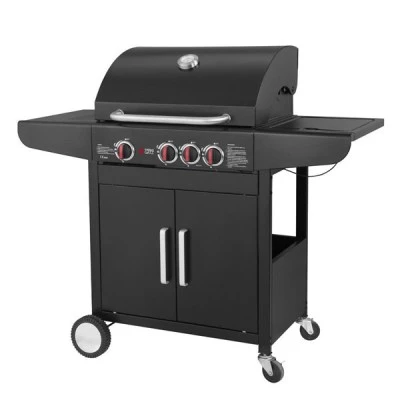 Ψησταριά υγραερίου GS GRILL LUX 3+1 CAST IRON μαντεμένιες με σχάρες & αυτόματη ανάφλεξη
