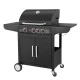 Ψησταριά υγραερίου GS GRILL LUX 3+1 CAST IRON μαντεμένιες με σχάρες & αυτόματη ανάφλεξη