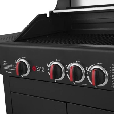 Ψησταριά υγραερίου GS GRILL LUX 3+1 CAST IRON μαντεμένιες με σχάρες & αυτόματη ανάφλεξη