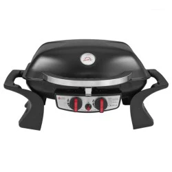 Ψησταριά GS GRILL 2 MINI 5 kW ανάφλεξη με μπουτόν με χειρολαβή βακελίτη INOX & συλλέκτη για τα λίπη