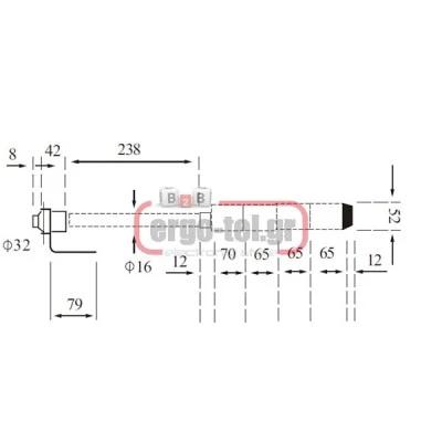 ΦΑΡΟΣ ΠΥΡΓΟΣ LAT-505 3 ΧΡΩΜΑΤΩΝ LED 12VDC 360mm ΜΕ ΒΑΣΗ ΕΠΙΤΟΙΧΗ & ΕΠΙΔΑΠΕΔΙΑ