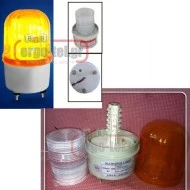 Φάρος στατικός (Flasher) LTE-5101 με λυχνία LED 150mm 230VAC κίτρινος